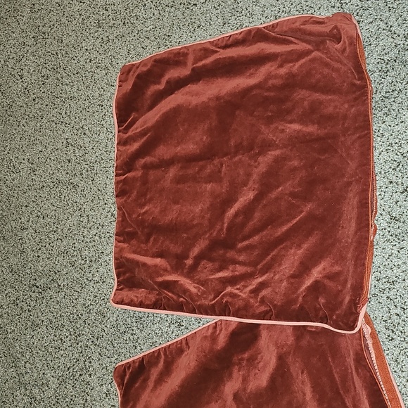 Ikea AROMATISK Pillow Cushion Cover Red Pink,Cotton/velvet 20x20" (SET OF 2) - Picture 7 of 9